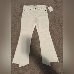 Etica Women's White Flared Jeans